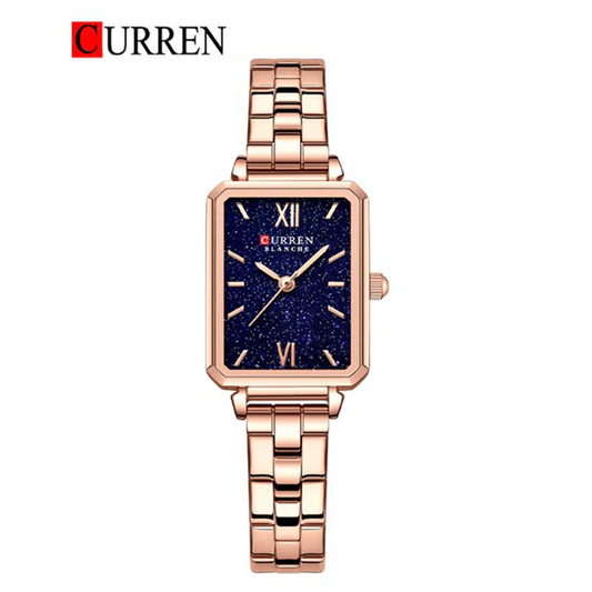 CURREN Original Brand Stainless Steel Band Wrist Watch For Women With Brand (Box & Bag)-9082A