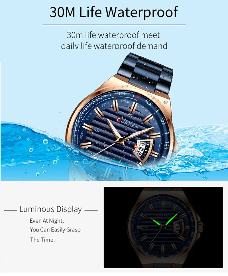 CURREN Men Watch  8375