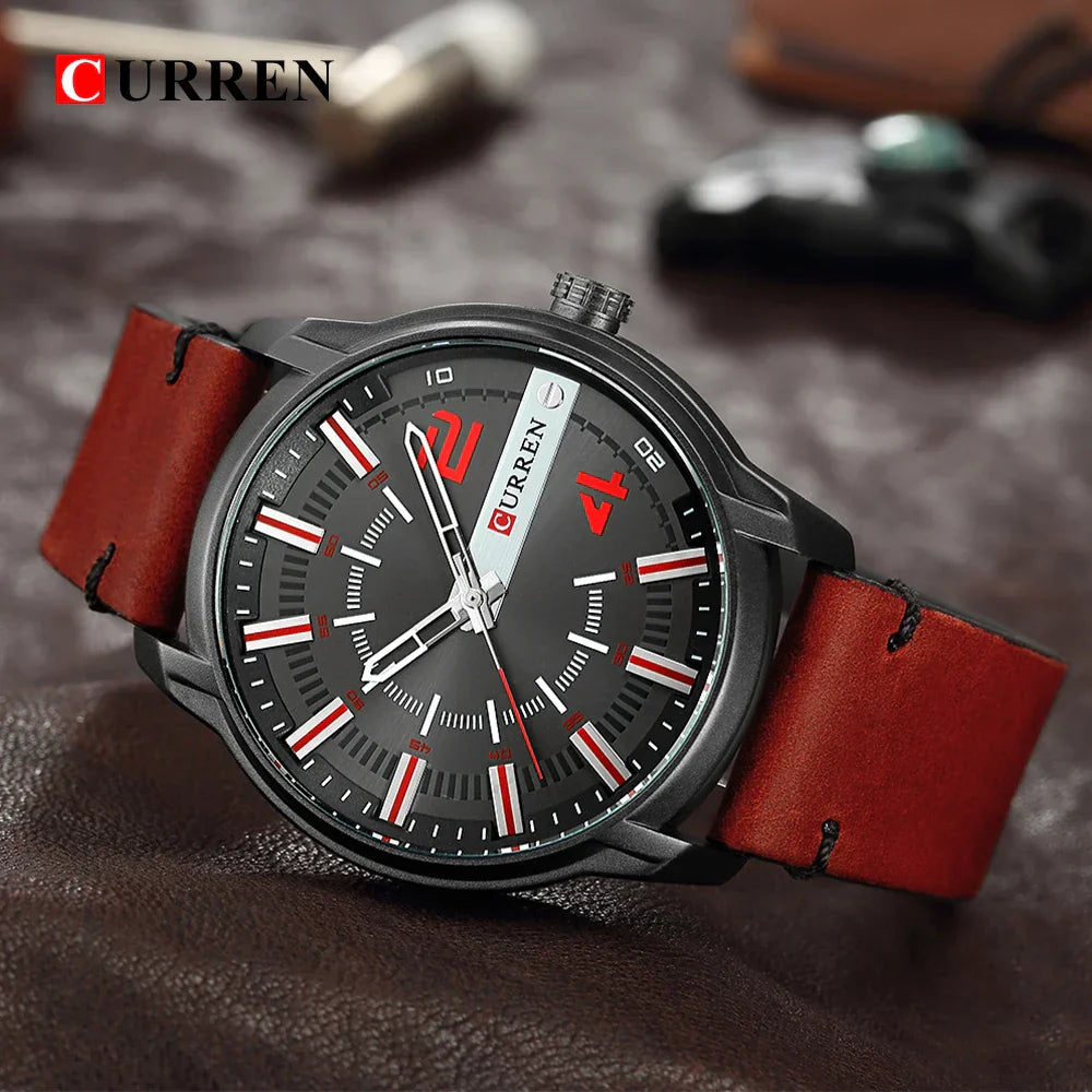 CURREN Watches Leather-8306