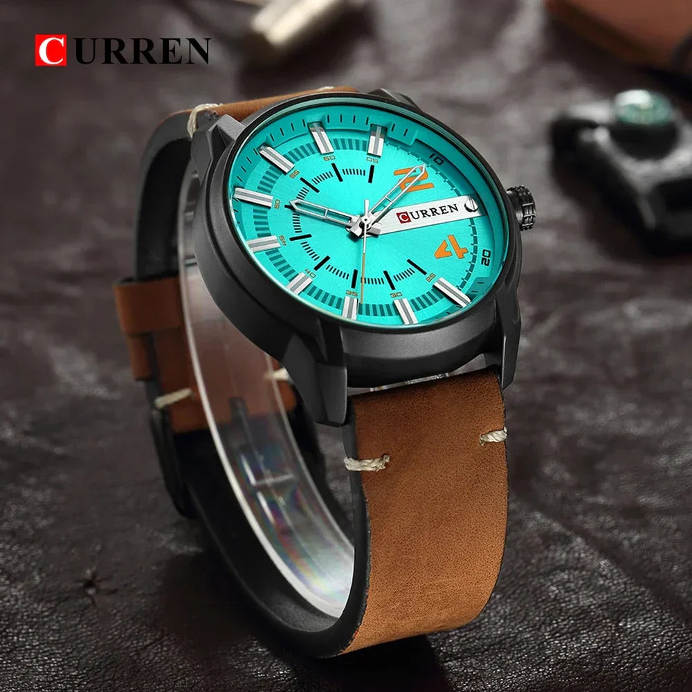 CURREN Watches Leather-8306
